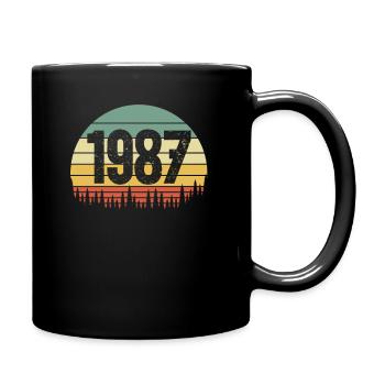Born in 1987 - Full Colour Mug - black - Right