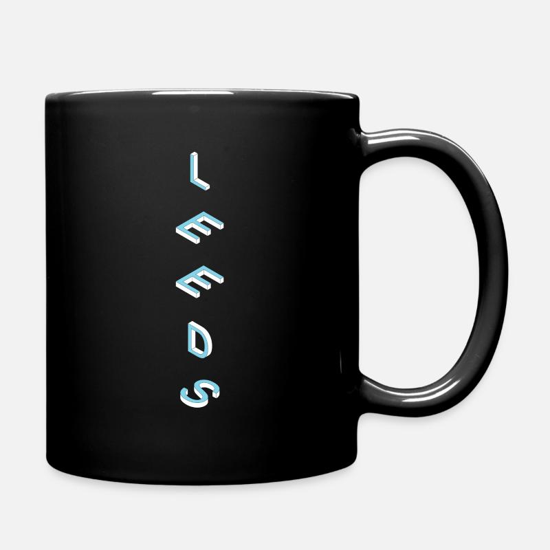 Leeds - Full Colour Mug - black