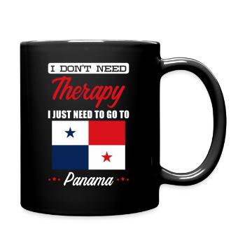 Panama - Tasse einfarbig - Schwarz - Rechts