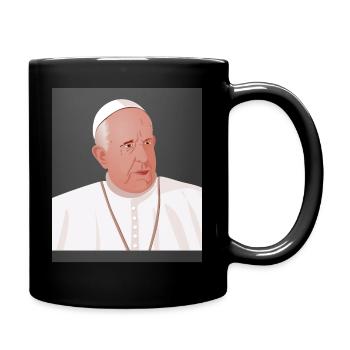 Pape François Vatican Vatican Saint-Pierre - Mug uni - noir - Droite