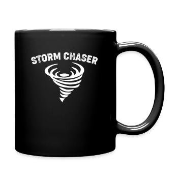 Storm Chaser Storm Hunter Gift - Full Colour Mug - black - Right