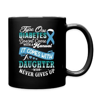 Type One Diabetes Doesnt Come With a Manual It Com - Mug uni - noir - Droite