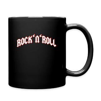 Rock and Roll - Full Colour Mug - black - Right