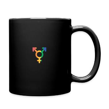 Characters LGBT Bi - Full Colour Mug - black - Right