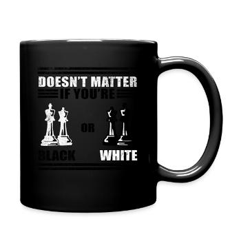 Black and White - Échecs - Mug uni - noir - Droite