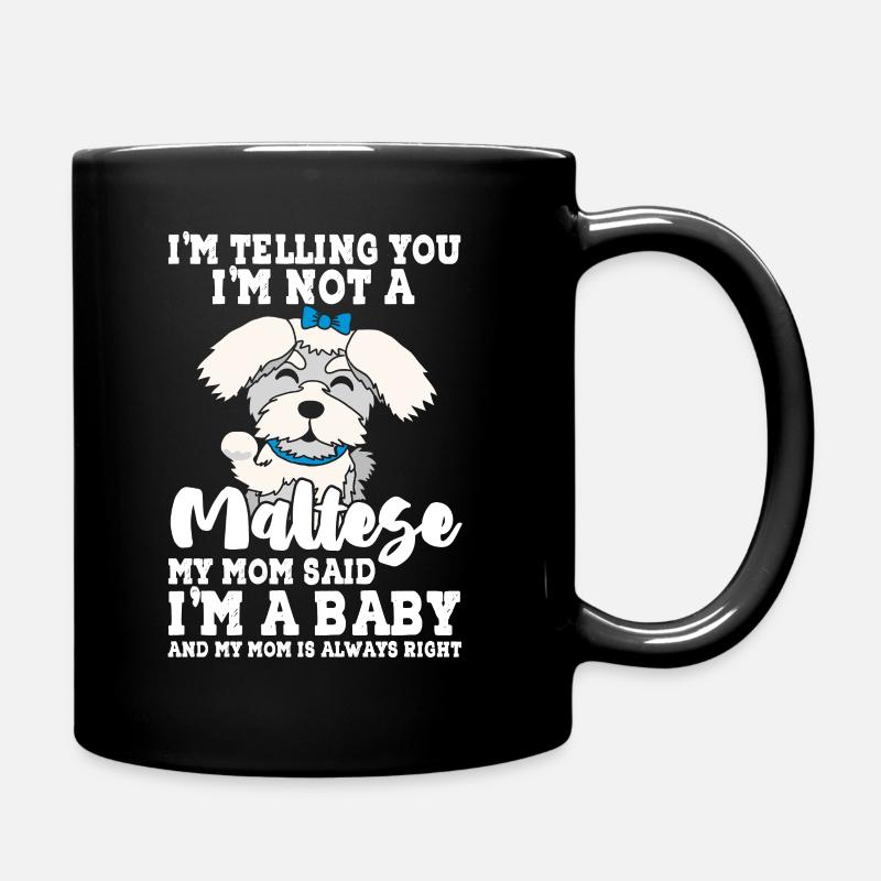 Malteser - Tasse einfarbig - Schwarz