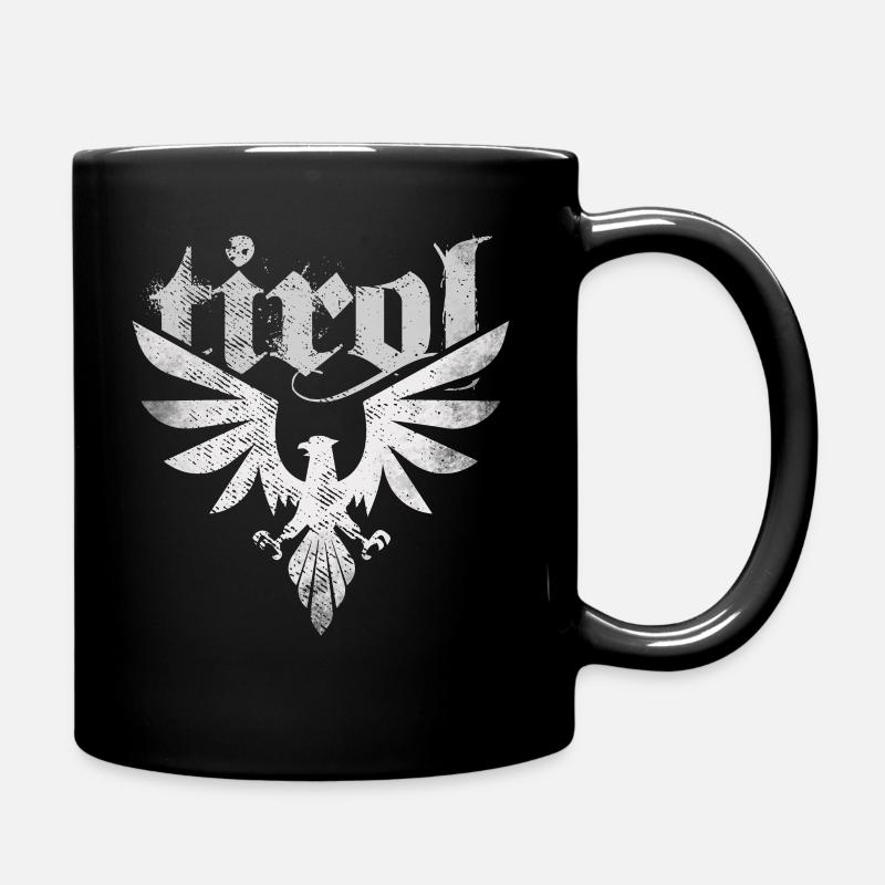 Tirol Tiroler Adler - Tasse einfarbig - Schwarz