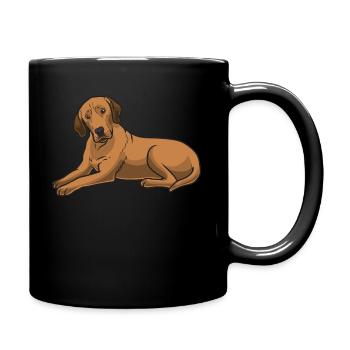 Sturer Broholmer Hund - Tasse einfarbig - Schwarz - Rechts
