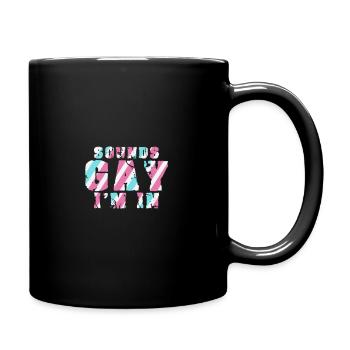 Il y a un nom de gay - Mug uni - noir - Droite