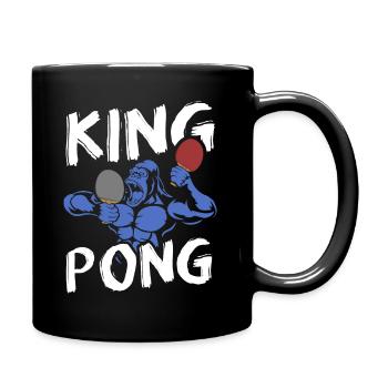 Ping pong - King Pong | Cadeau pour les sportifs - Mug uni - noir - Droite