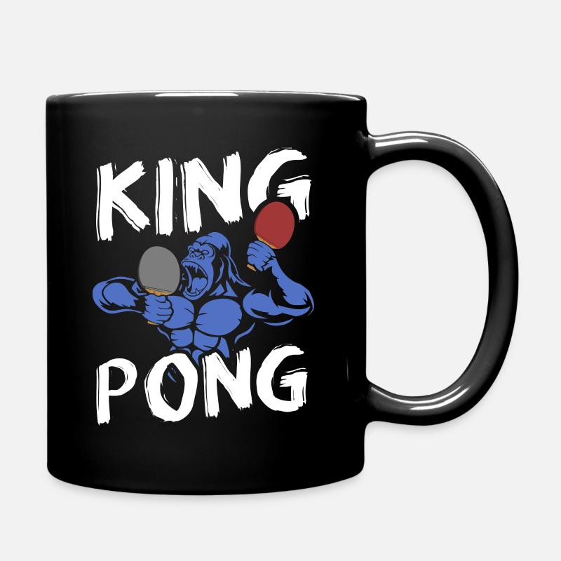 Ping pong - King Pong | Cadeau pour les sportifs - Mug uni - noir