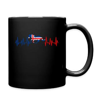 Icelandic horse - Full Colour Mug - black - Right