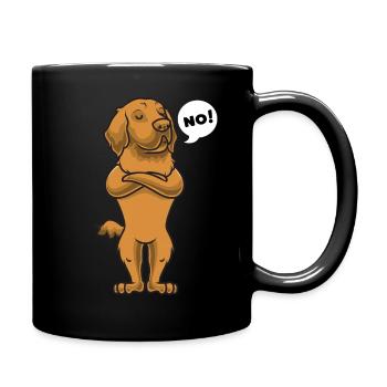 Sturer Hovawart Hund - Tasse einfarbig - Schwarz - Rechts