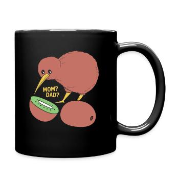 kiwi-vogel Kiwi Vogel - Tasse einfarbig - Schwarz - Rechts
