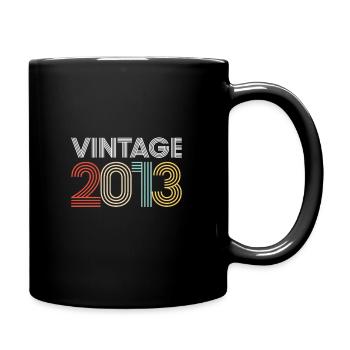 Vintage 2013 Birthday - Full Colour Mug - black - Right