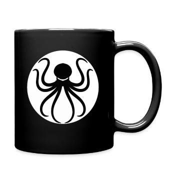 Kraken Summer Strand Surf surf surf - Mug uni - noir - Droite