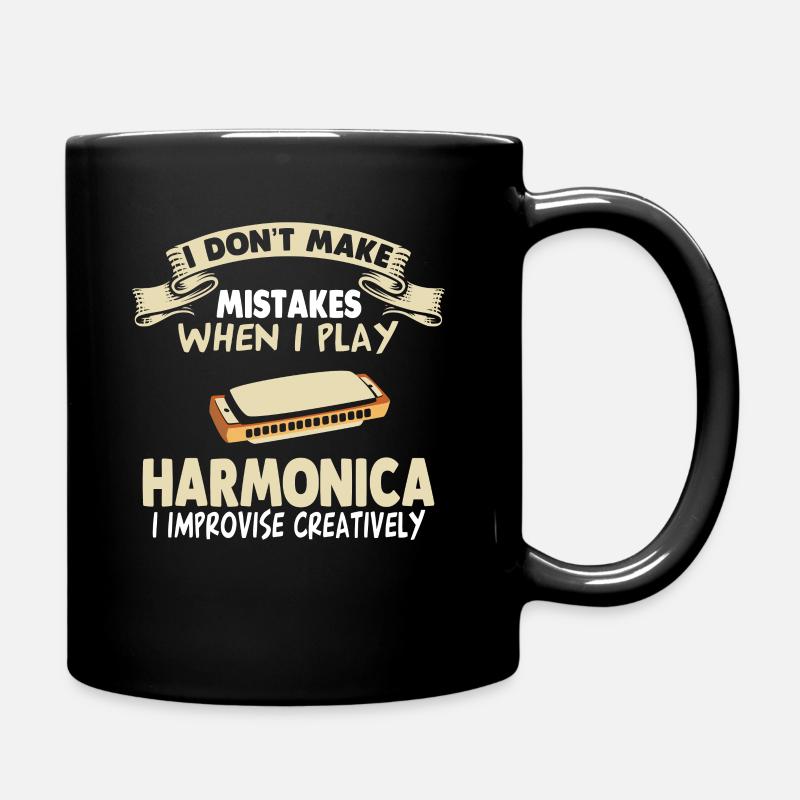 Mundharmonika Mundharmonika-Akkord Mundharmonika - Tasse einfarbig - Schwarz