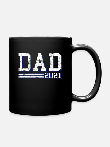 Dad 2021 - Tasse einfarbig - Schwarz