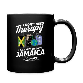 Jamaica flag I Jamaican Souvenirs - Mug uni - noir - Droite