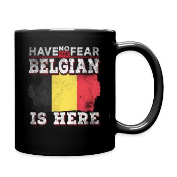 Funny Belgian - Full Colour Mug - black - Right