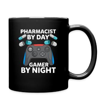 Pharmacist By Day Gamer By Night Cadeau - Mug uni - noir - Droite