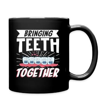 Dental Orthodontic Dentist - Full Colour Mug - black - Right