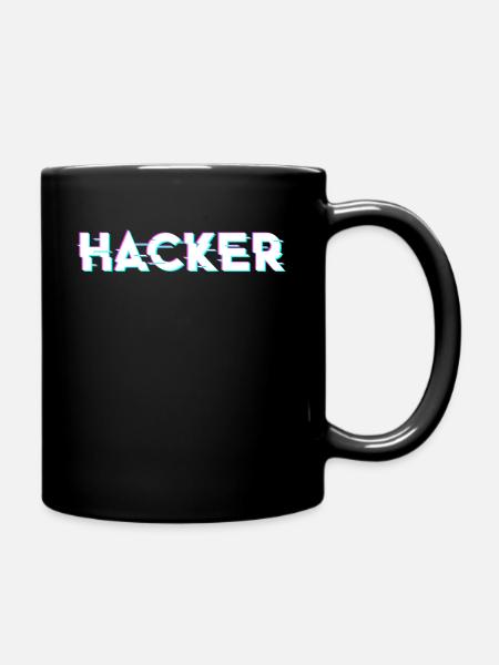 Hacker Stuff Cyber Security Game Master DDOS - Tasse einfarbig - Schwarz