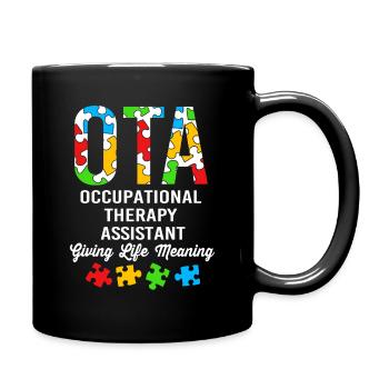 Therapist Therapy Occupational therapy Occupational therapist - Full Colour Mug - black - Right