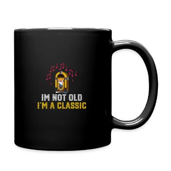 Jukebox classique country musique - Mug uni - noir - Droite