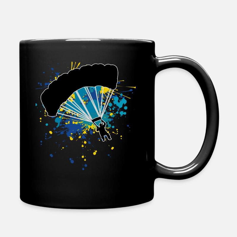 Skydiver Skydive Skydive - Full Colour Mug - black
