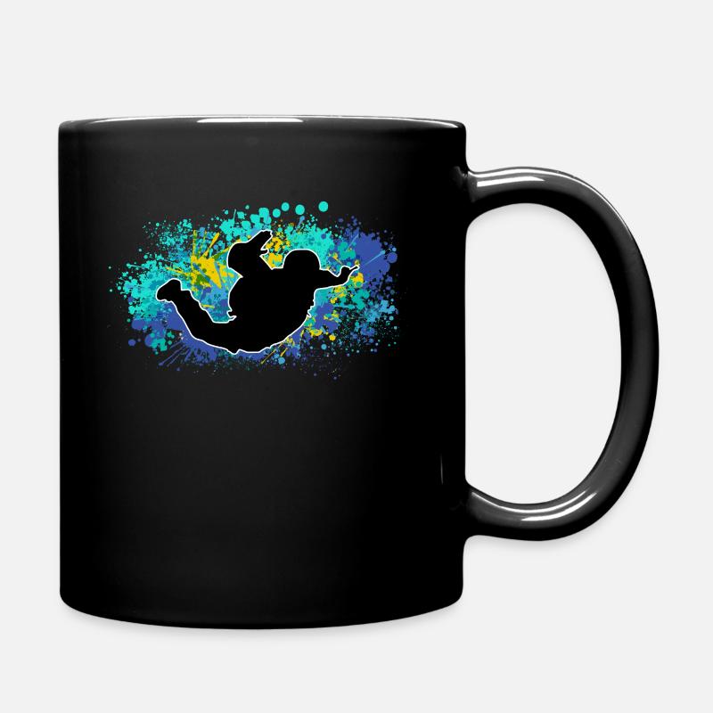 Skydiver Skydive Skydive - Full Colour Mug - black
