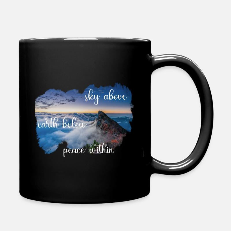 sky02 - Tasse einfarbig - Schwarz