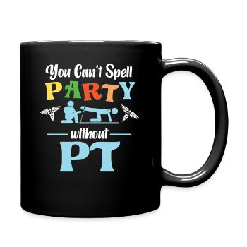 Physical Therapist Therapy - Tasse einfarbig - Schwarz - Rechts