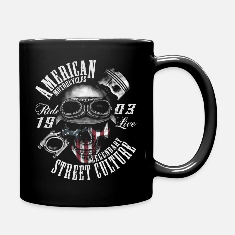 American Motorcycles - Full Colour Mug - black