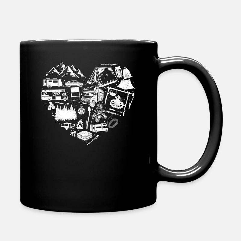 Camping Équipement de camping-car Camping-car - Mug uni - noir