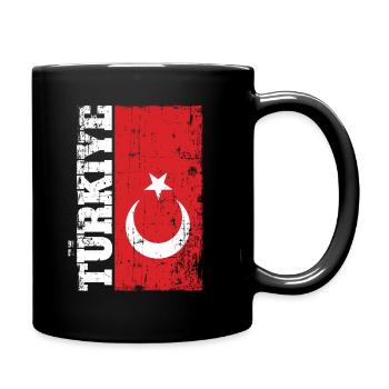 Türkiye Turquie drapeau drapeau turc Sport Fan - Mug uni - noir - Droite