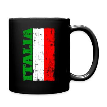 Italie Drapeau italien Sport Italia - Mug uni - noir - Droite