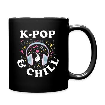 K-pop musique coréenne Corée Pop cadeau Corée du Sud - Mug uni - noir - Droite