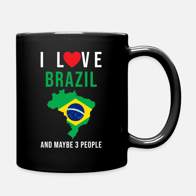 Brésil j'aime le Brésil - Mug uni - noir