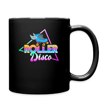 Rollerskates vintage Rollerskates 80 Roller roller roller roller - Mug uni - noir - Droite