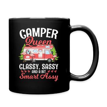 Camper Queen - Full Colour Mug - black - Right