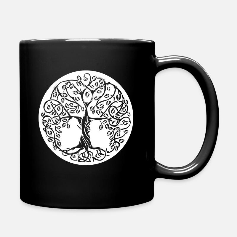 Wikinger Lebensbaum Tree Of Life Vikings - Tasse einfarbig - Schwarz