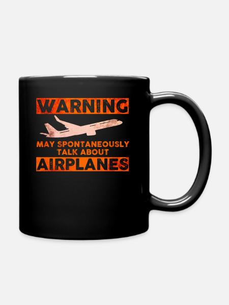 Amateur d’avions Avion Voletique Voletique - Mug uni - noir