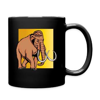 Mammut - Tasse einfarbig - Schwarz - Rechts