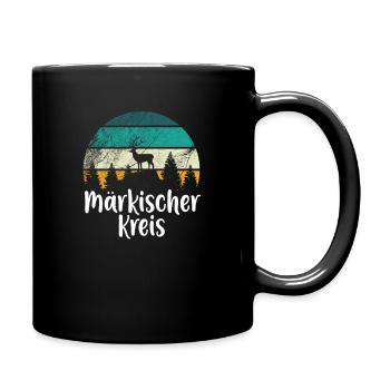 MK Märkischer Kreis - Tasse einfarbig - Schwarz - Rechts