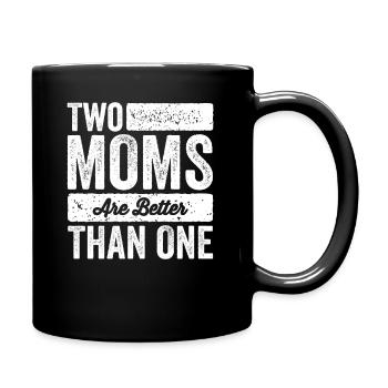 Homosexuell Lesbische Eltern Lesben Geschenk - Tasse einfarbig - Schwarz - Rechts