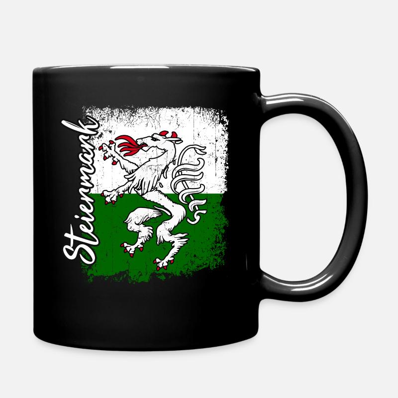 Steiermark - Tasse einfarbig - Schwarz