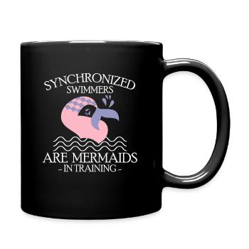 Synchronized Swimmers Are Mermaids - Mug uni - noir - Droite