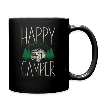 Camping Happy Camper Motorhome - Mug uni - noir - Droite