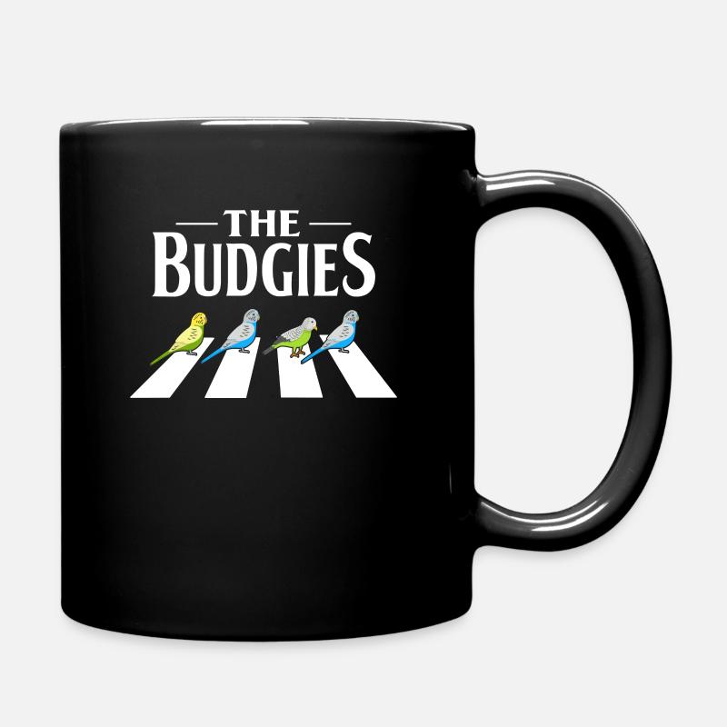 Wellensittich Vogel - Tasse einfarbig - Schwarz
